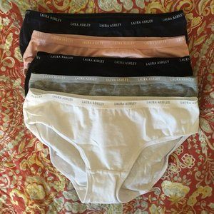 Laura Ashley Cotton Panties (Bundle of 5) S